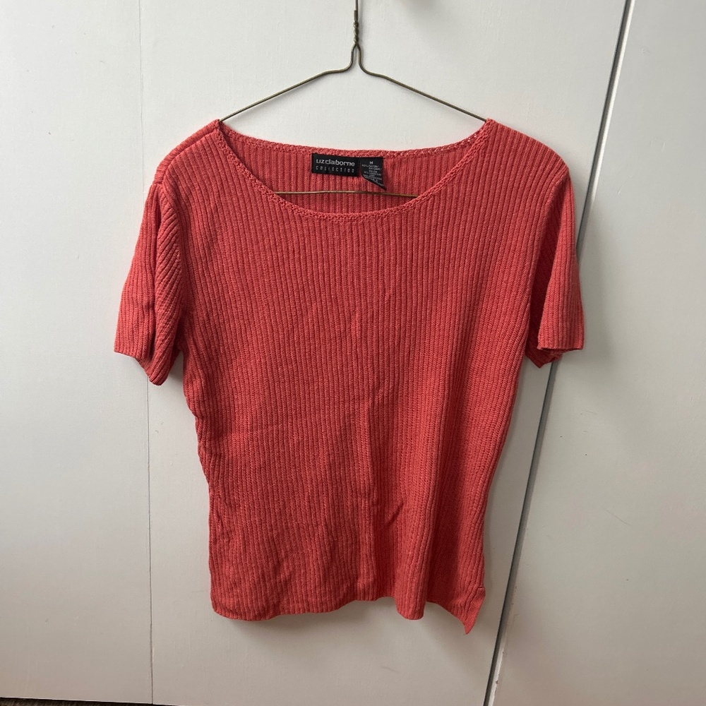 Liz Claiborne short sleeve sweater